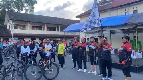 Selayar Bike Presisi Semarakkan Hari Bhayangkara Ke-80: 800 Peserta Wujudkan Sinergi Polri dan Masyarakat