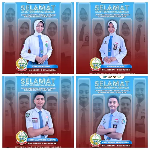 Bulukumba Kirim Empat Wakil Terbaik untuk Paskibraka Provinsi Sulawesi Selatan 2026