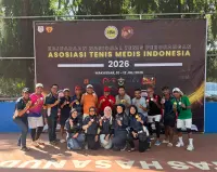 Sukses Digelar di Makassar, Kejurnas Tenis ATMI 2026 Jadi Ajang Silaturahmi Dokter dan Dokter Gigi