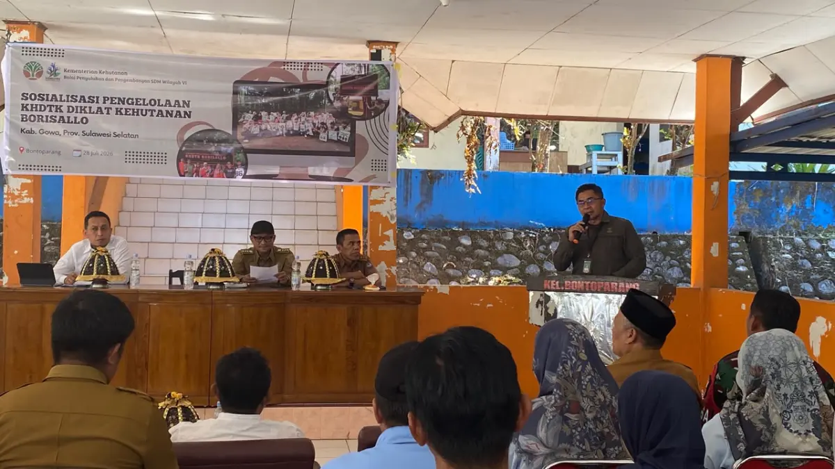 Gandeng Masyarakat dan BPN, BP2SDM Kemenhut Wilayah VI Perkuat Tata Kelola KHDTK Borisallo