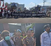 Kriminalisasi Petani Jadi Sorotan, Massa Aksi Desak Polda Jateng Hentikan Penyidikan