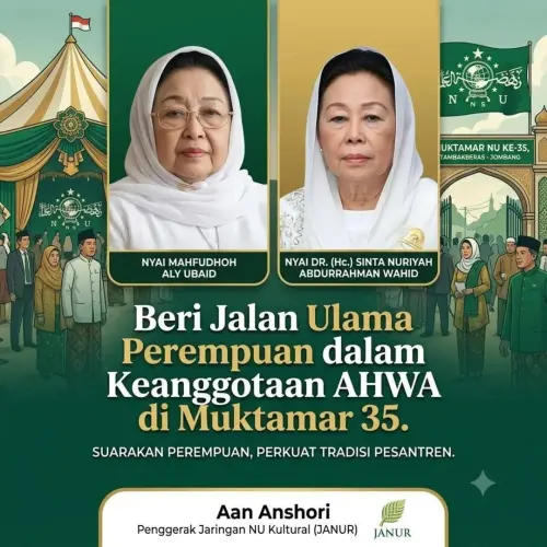 JANUR Mendorong Ulama Perempuan di AHWA - Muktamar ke-35 NU