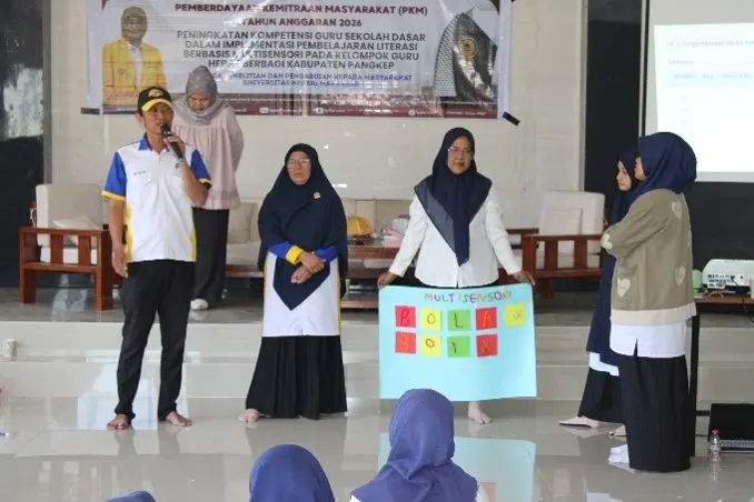 UNM Bekali Puluhan Guru SD Pangkep Metode Literasi Multisensori untuk Tingkatkan Minat Belajar Siswa