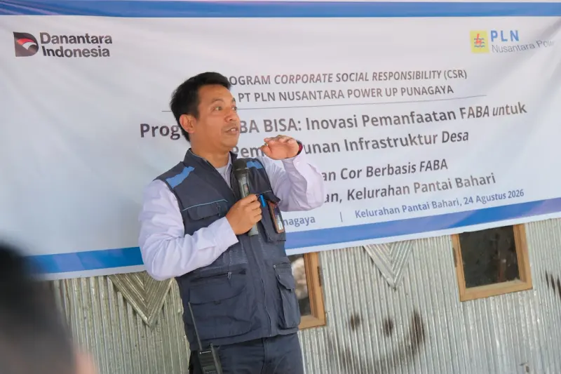 Sinergi PLN NP UP Punagaya dan Pemkab Jeneponto Resmikan Jalan Beton FABA 214 Meter