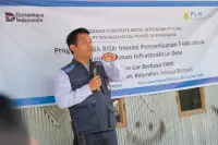 inergi PLN NP UP Punagaya dan Pemkab Jeneponto Resmikan Jalan Beton FABA 214 Meter