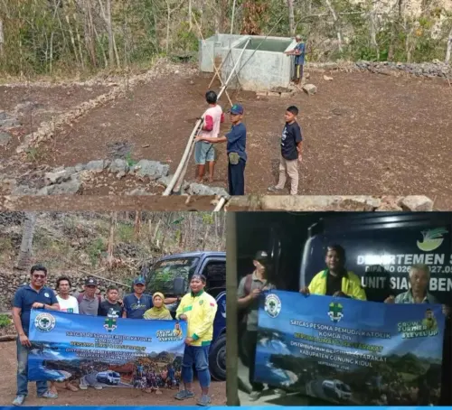 Bersama Hadapi Krisis Air, Pemuda Katolik Komda DIY Bantu Air Bersih Warga Gunung Kidul
