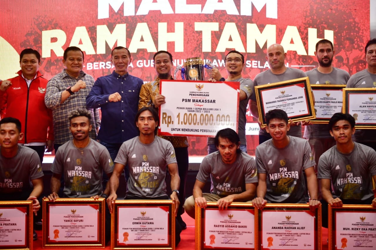 PSM Makassar Terima Bonus Rp1 Miliar Usai Juara BRI Liga 1