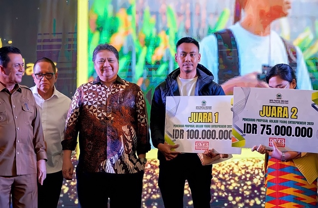 Airlangga Hartarto Harap Entrepreneur Muda Kepri Buka Lapangan Kerja Lebih Luas