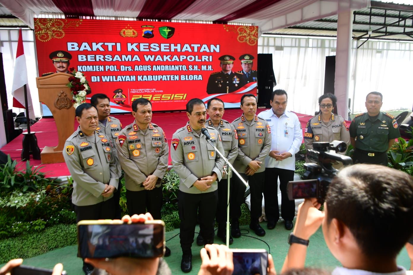 Wakapolri Gelar Bakti Sosial dan Kesehatan, Blora Menjadi Tempat Percontohan Program Quick Wins Presisi