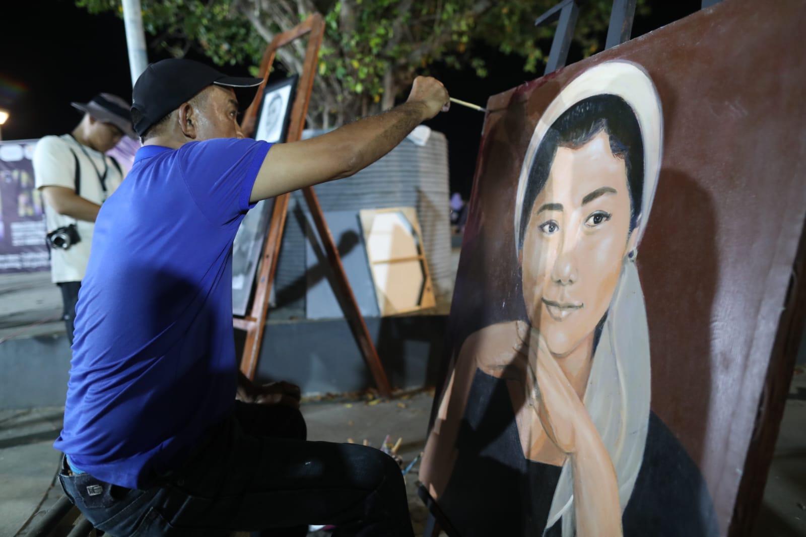 Live Painting F8 Makassar, Tumbuhkan Kecintaan Masyarakat Akan Seni