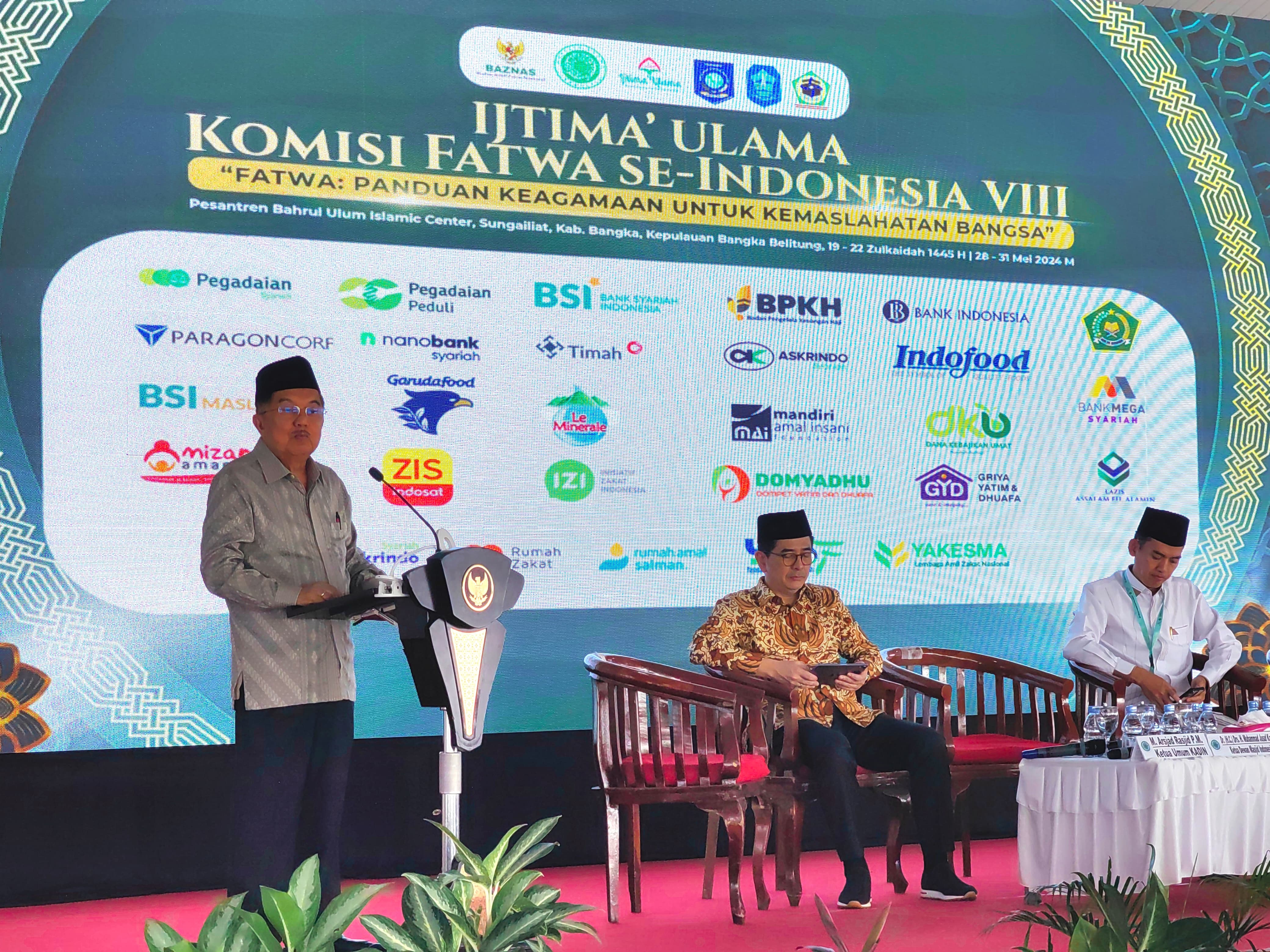JK Dorong Komisi Fatwa Ulama se Indonesia Rekomendasikan Perlunya Kesejahteraan Umat