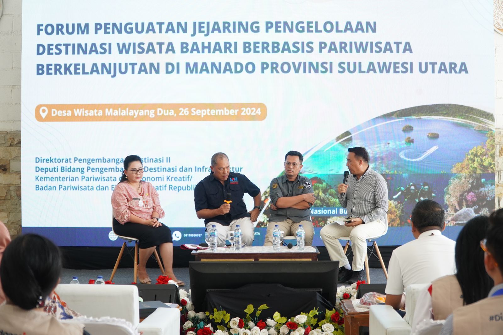 Kemenparekraf Gelar Forum Pengelolaan Destinasi Wisata Bahari Berbasis Pariwisata Berkelanjutan di Manado
