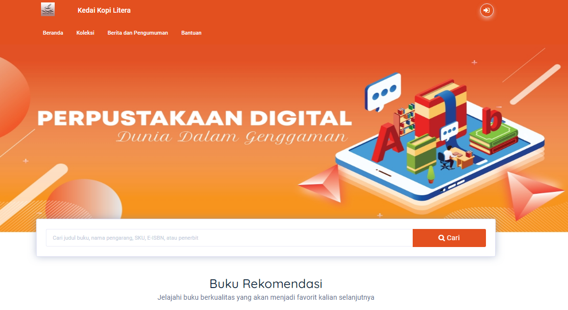 Keren!, Begini Cara Menjajaki Bacaan Menarik di Perpustakaan Digital Kedai Kopi Litera