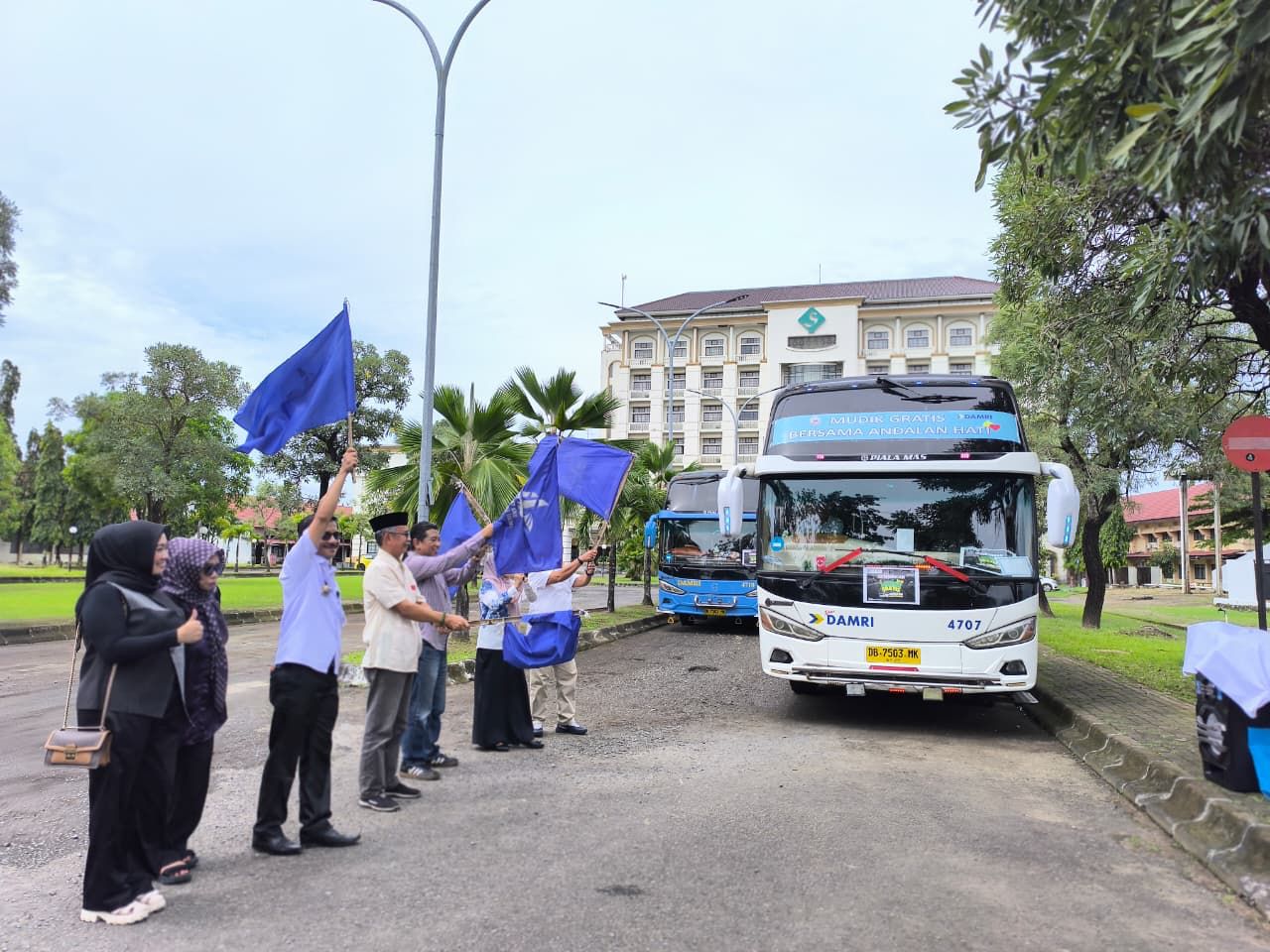 Peserta Mudik Gratis BKP KM Bulukumba Sulsel Gelombang Pertama Resmi Dilepas