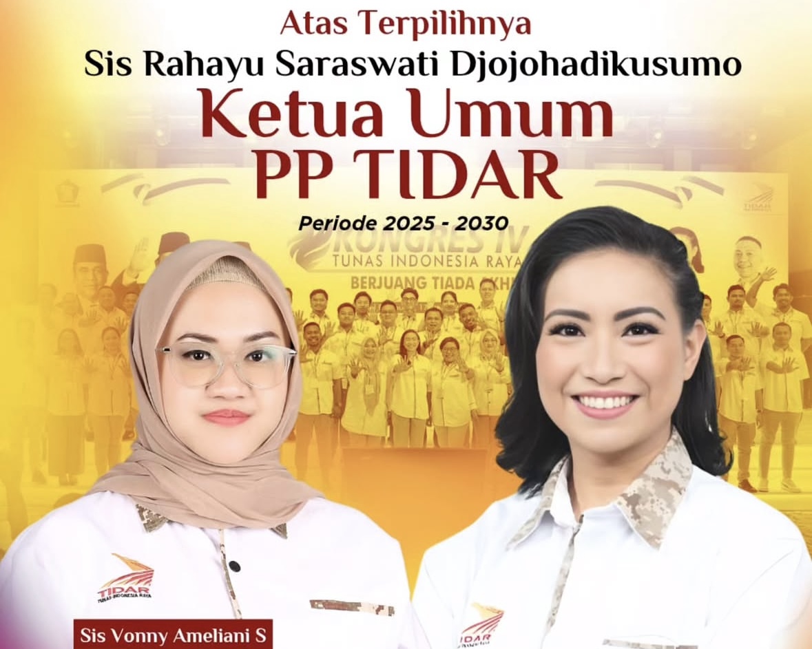 Ketua TIDAR Sulsel: Terpilihnya Kembali Rahayu Saraswati Simbol Keberhasilan Kepemimpinan Perempuan