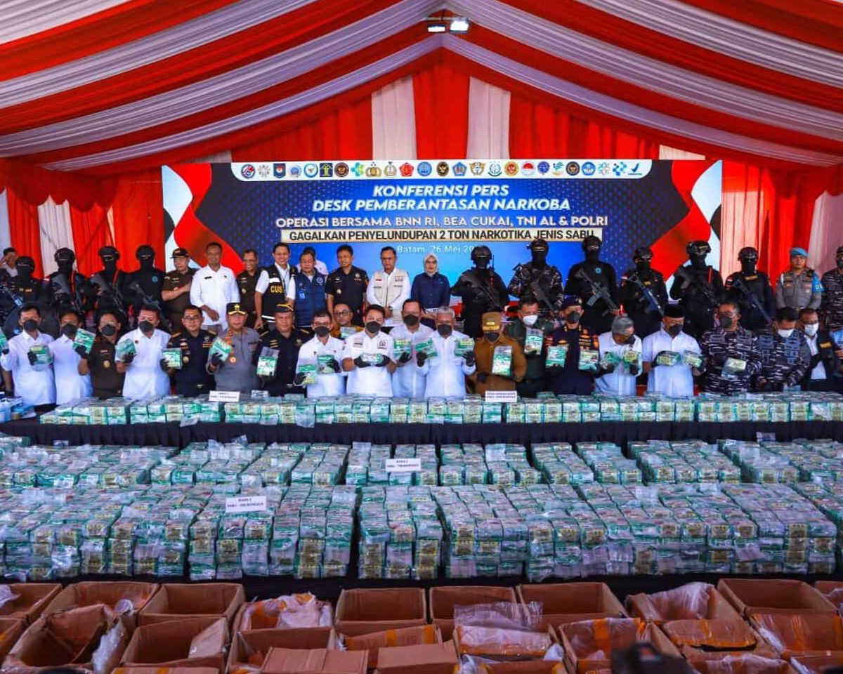 Penyelundupan 2 Ton Sabu Digagalkan, Terbesar Sepanjang Sejarah!