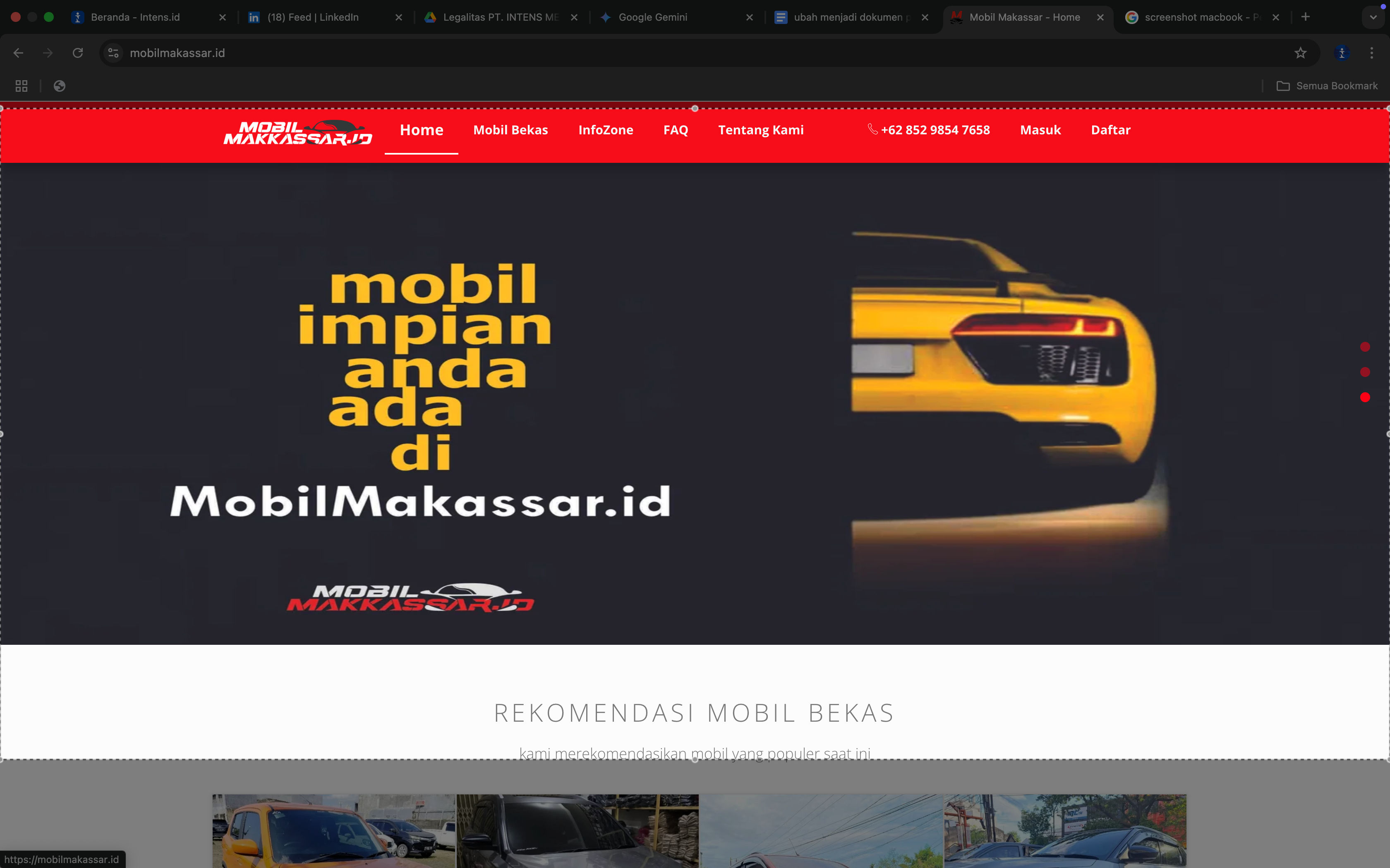 Cari Mobil Bekas di Makassar? MobilMakassar.id Jawabannya!