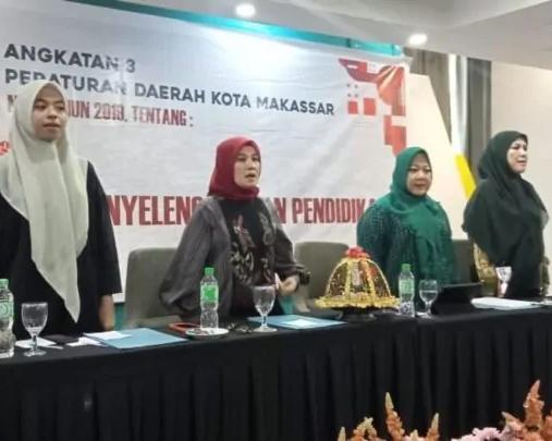 Andi Suhada Sappaile Sosialisasikan Perda Penyelenggaraan Pendidikan kepada Masyarakat