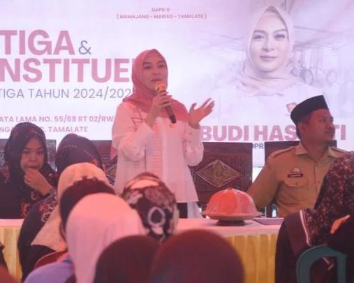 Budi Hastuti Serap Aspirasi Warga Mangasa Soal Bantuan Sosial dan Layanan Kesehatan