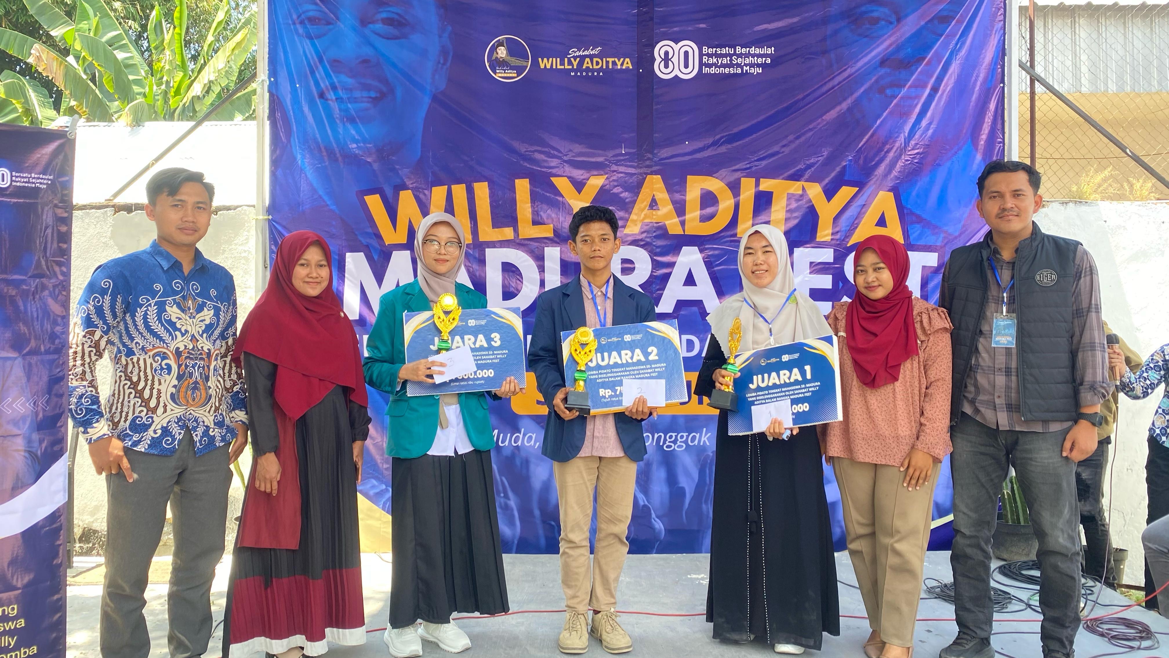 Ratusan Pelajar dan Mahasiswa Ramaikan Sahabat Willy Aditya Madura Fest 2025