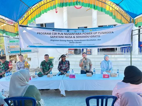 PLN Nusantara Power UP Punagaya Gelar Program CSR SAPATANI NUSA & SEHANDU GRATIS di Desa Punagaya