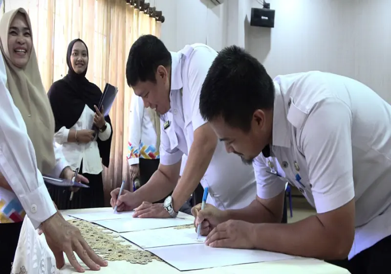 14 Perangkat Daerah di Pangkep Teken PKS Akses Data Kependudukan