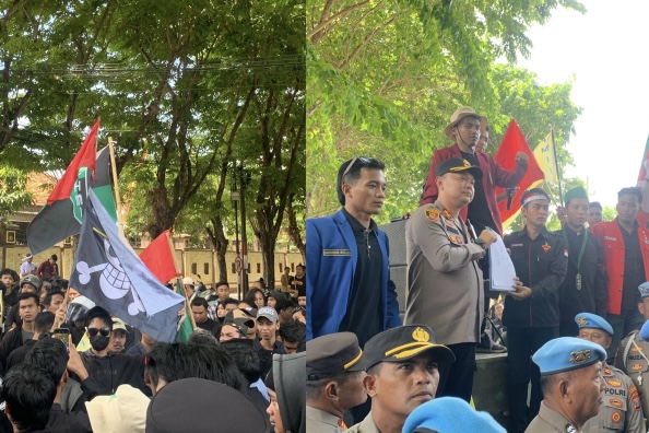 Organisasi Mahasiswa Cipayung Plus Sumenep Gelar Aksi Solidaritas ke Mapolres, Desak Keadilan untuk Affan