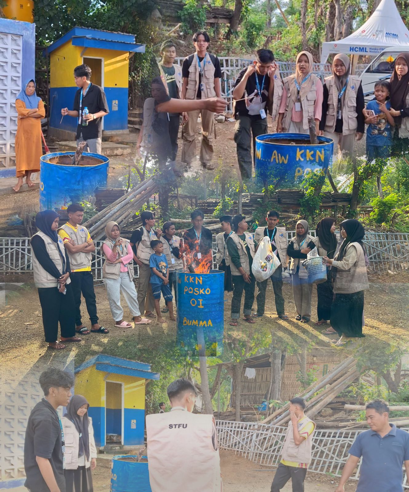 KKN Universitas PGRI Sumenep Posko 1 Desa Lobuk Ciptakan Inovasi Tungku Pembakaran Sampah Minim Asap