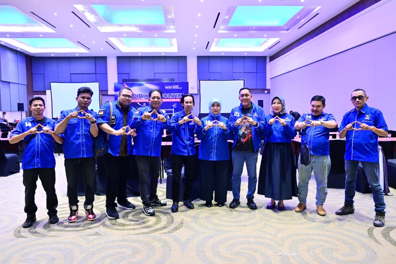 Aliyah Mustika Ilham Konsolidasikan Kekuatan Demokrat Makassar, Pendidikan Politik Jadi Basis Pembesaran Partai