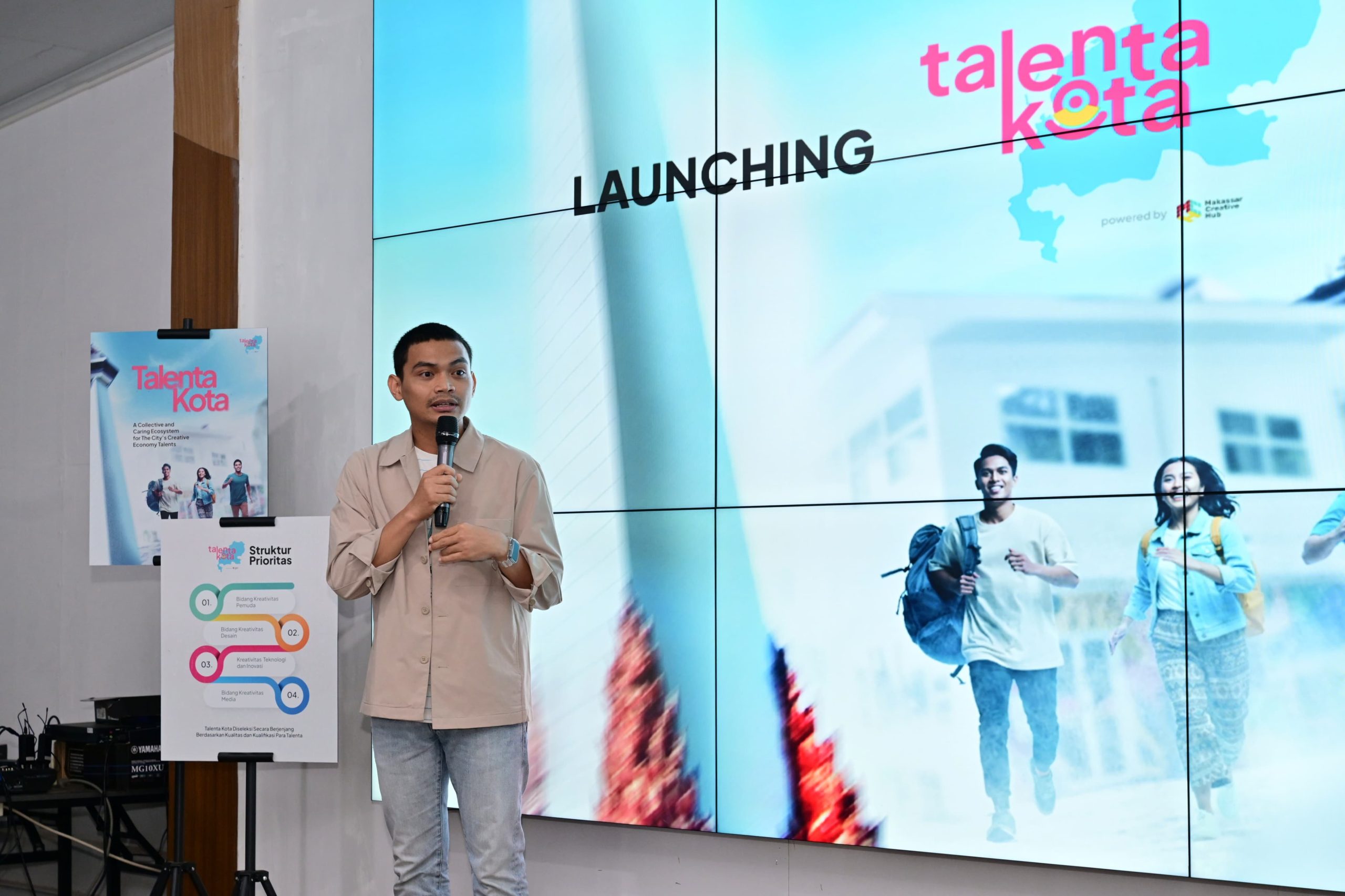 Program Talenta Kota Resmi Diluncurkan, MCH Jadi Motor Ekosistem Kreatif Makassar