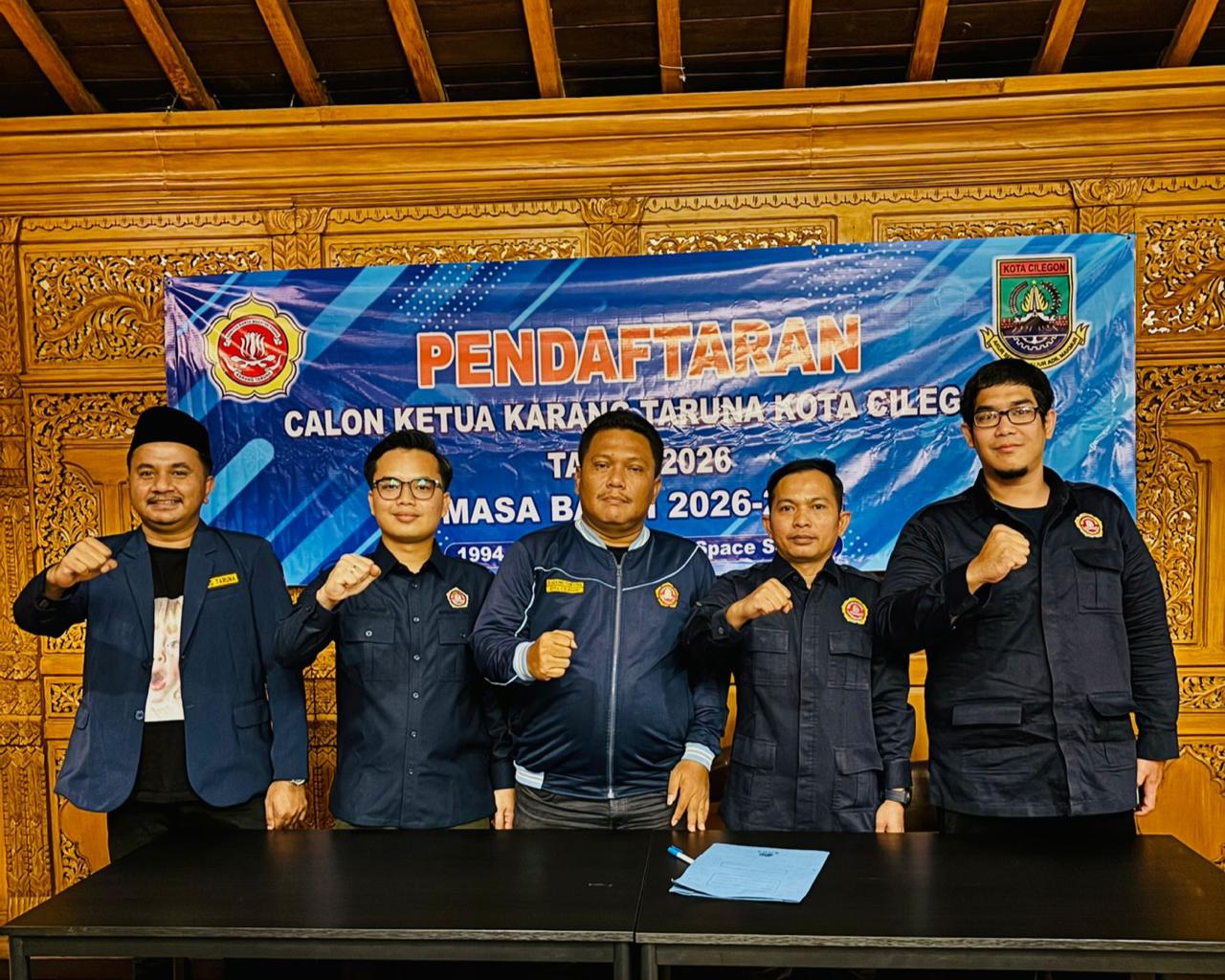 Ahmad Aflahul Aziz dan Mas Mulyana Resmi Ditetapkan sebagai Calon Ketua Karang Taruna Kota Cilegon