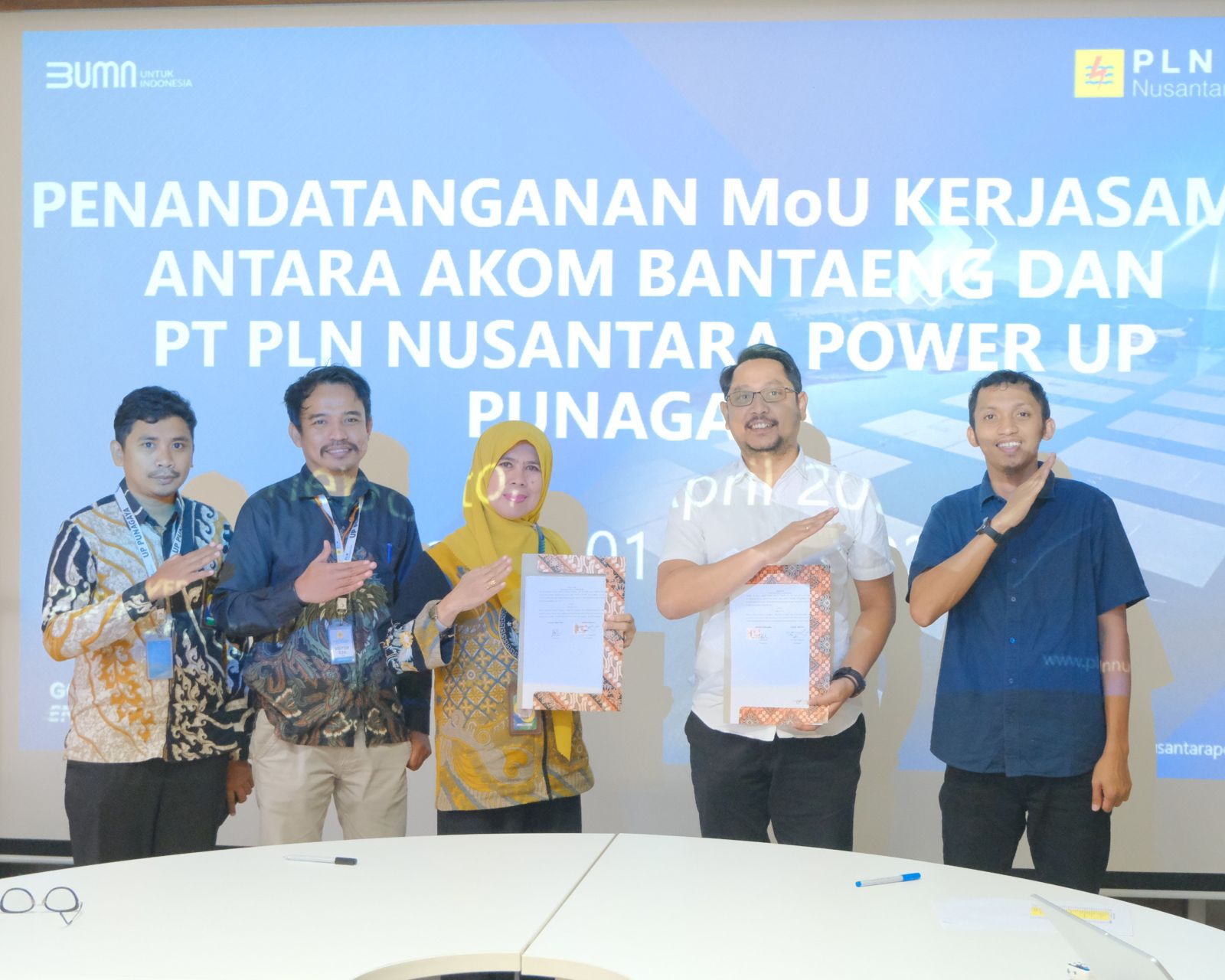 AKOM Bantaeng dan PLN NP UP Punagaya Perpanjang MoU Pendidikan Dual System