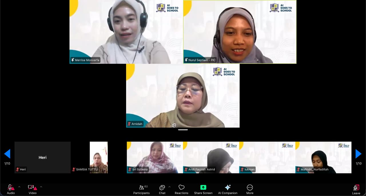 Mafindo Makassar Fasilitasi Ratusan Guru di Sulawesi Selatan dengan Pelatihan AIGTS Online