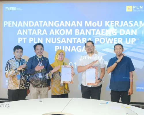 AKOM Bantaeng dan PLN NP UP Punagaya Perpanjang MoU Pendidikan Dual System