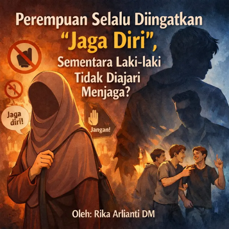 Perempuan Selalu Diingatkan “Jaga Diri”, Sementara Laki-laki Tidak Diajari Menjaga?