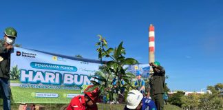 Peringati Hari Bumi, PLN NP UP Punagaya Gandeng Empat Entitas Tanam 200 Pohon di Jeneponto