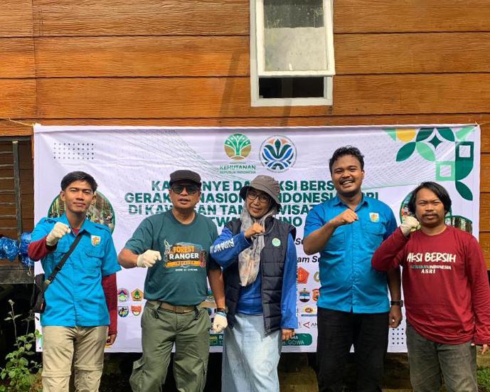 Sinergi KNPI Sulsel dan Kementerian Kehutanan Jaga Kelestarian TWA Malino